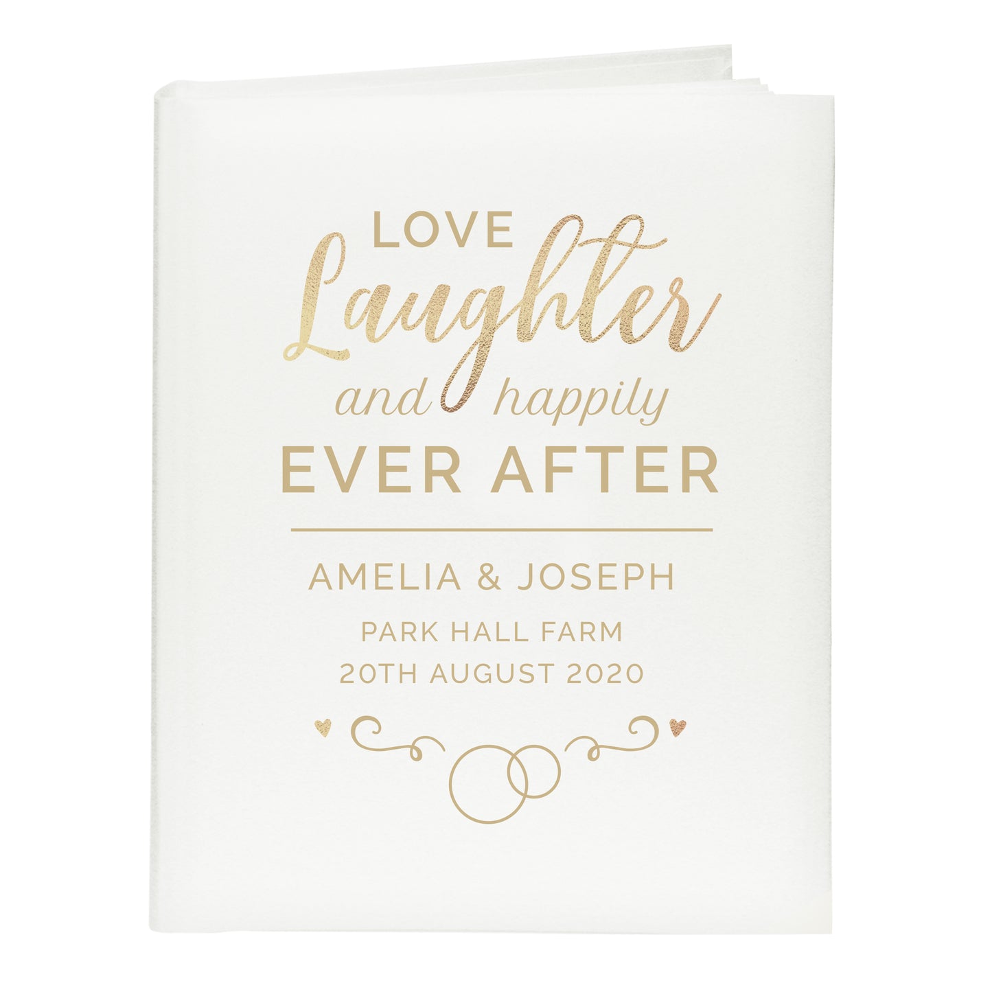 Personalised Happily Ever After Traditional Photo Album - image 5