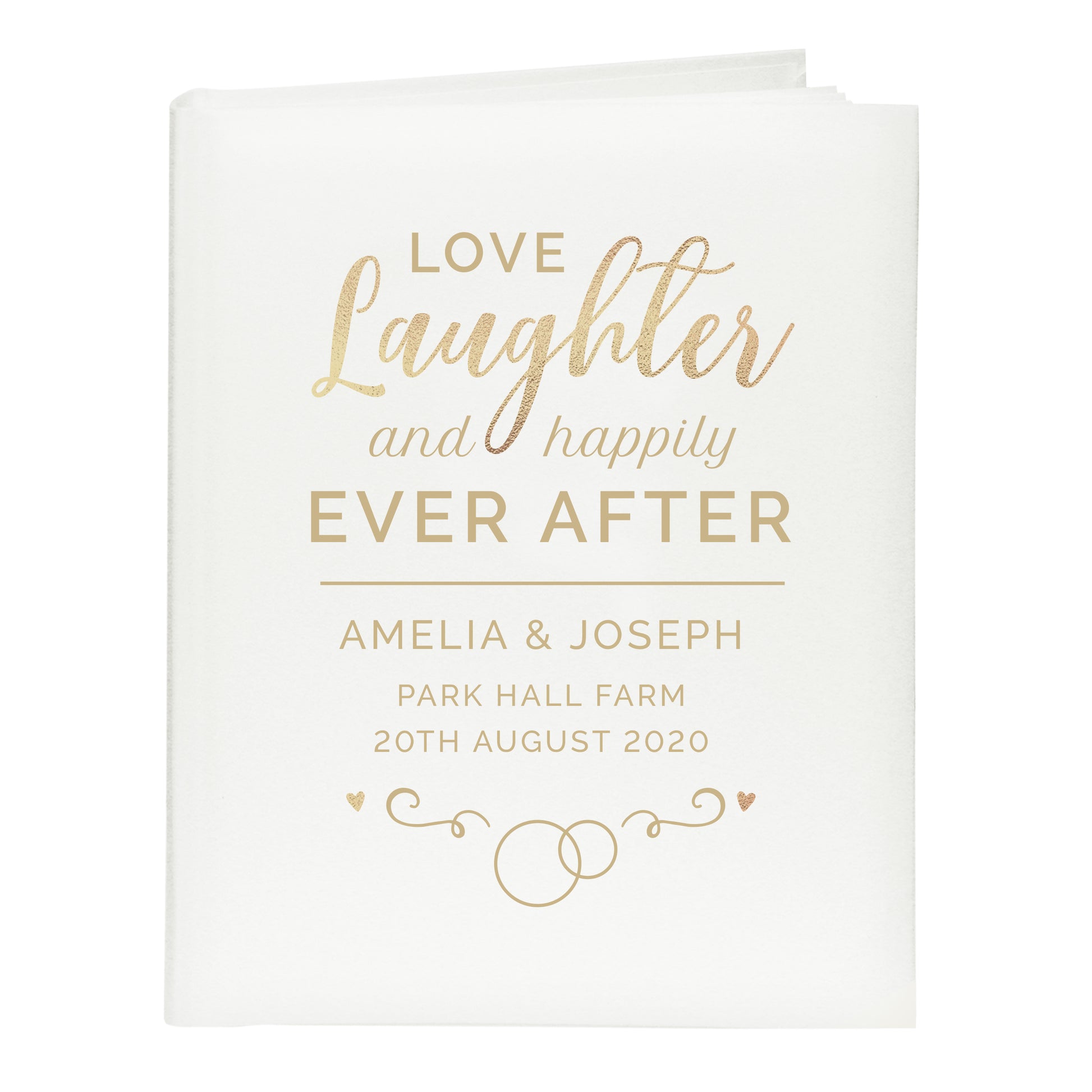 Personalised Happily Ever After Traditional Photo Album - image 5