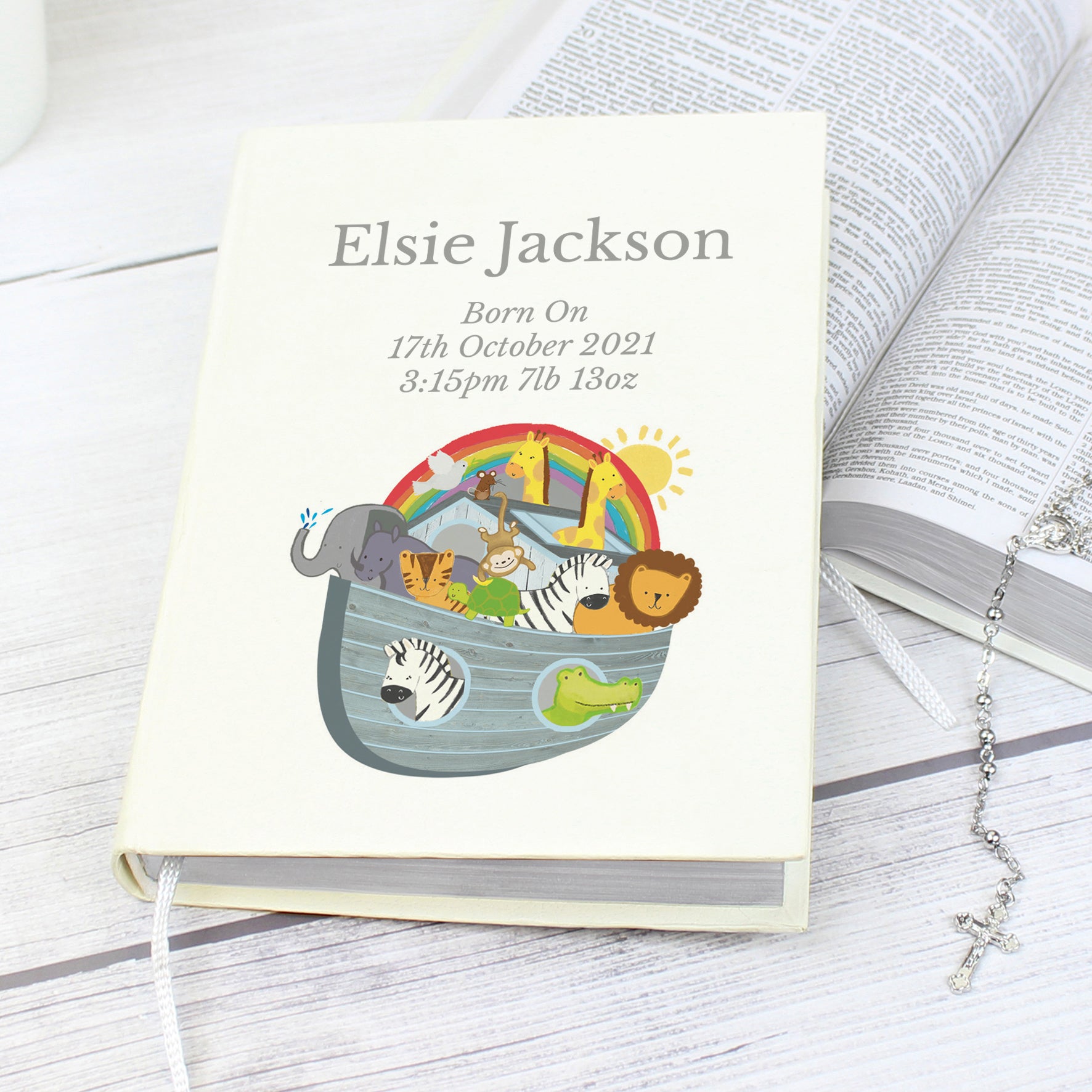 Personalised Noahs Ark Holy Bible - Eco-friendly from Heartfelt Gifts
