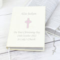 Personalised Pink Cross Holy Bible - Eco-friendly from Heartfelt Gifts
