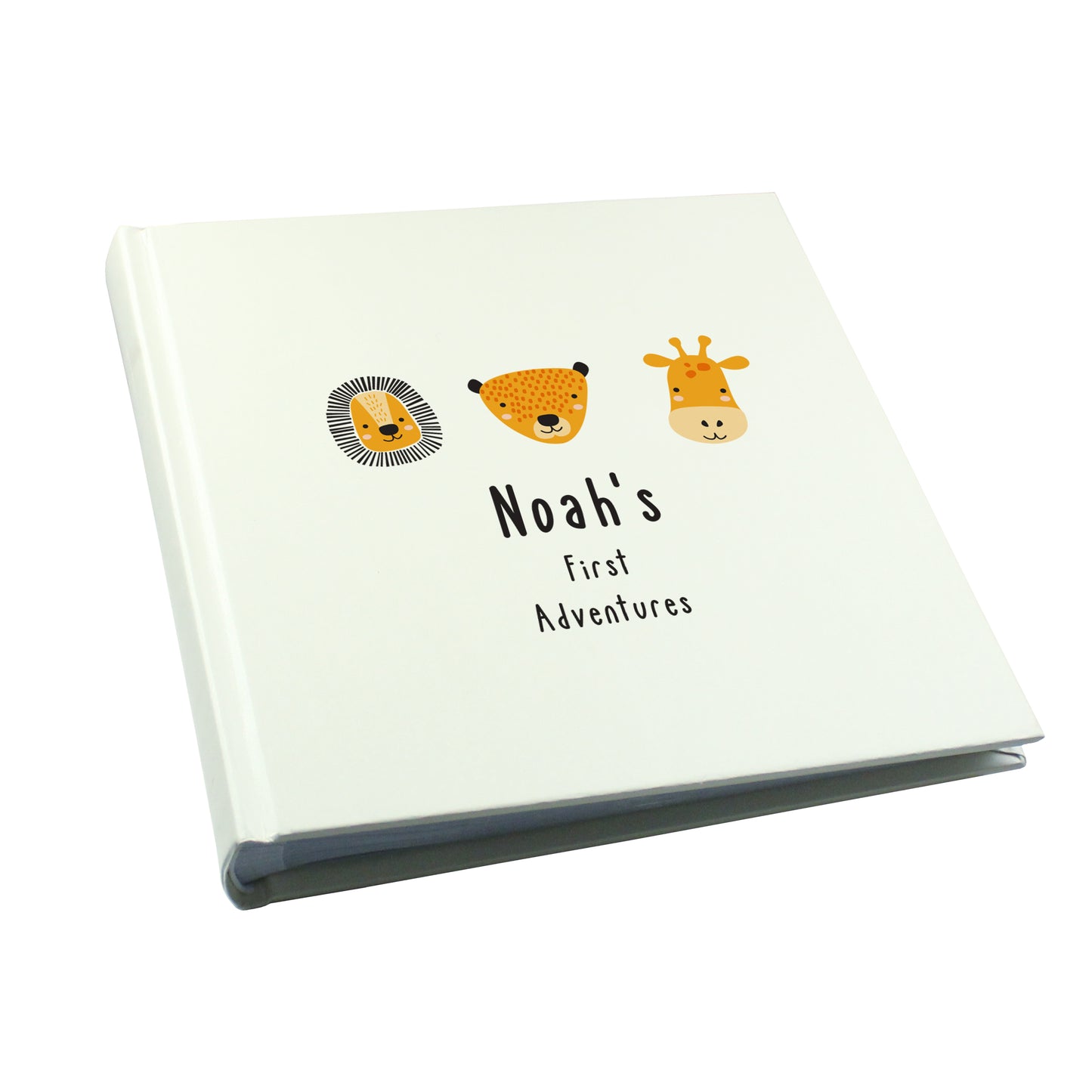 Personalised Scandi Safari Animals Square Photo Album - image 5