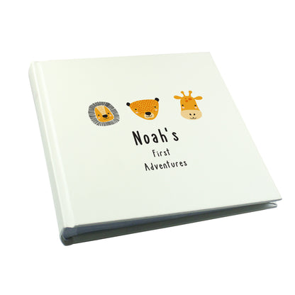 Personalised Scandi Safari Animals Square Photo Album - image 5