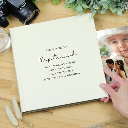 Personalised Free Text Square Photo Album - image 2