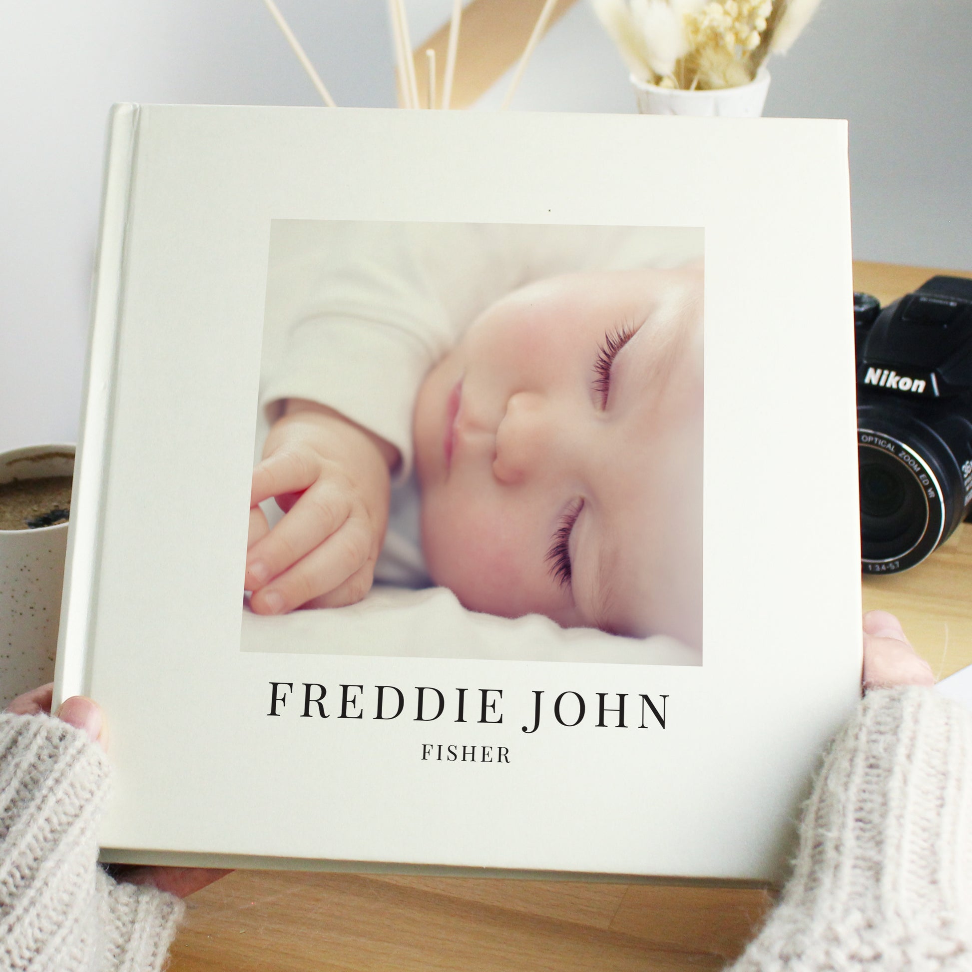 Personalised Photo Upload Square Photo Album - image 3