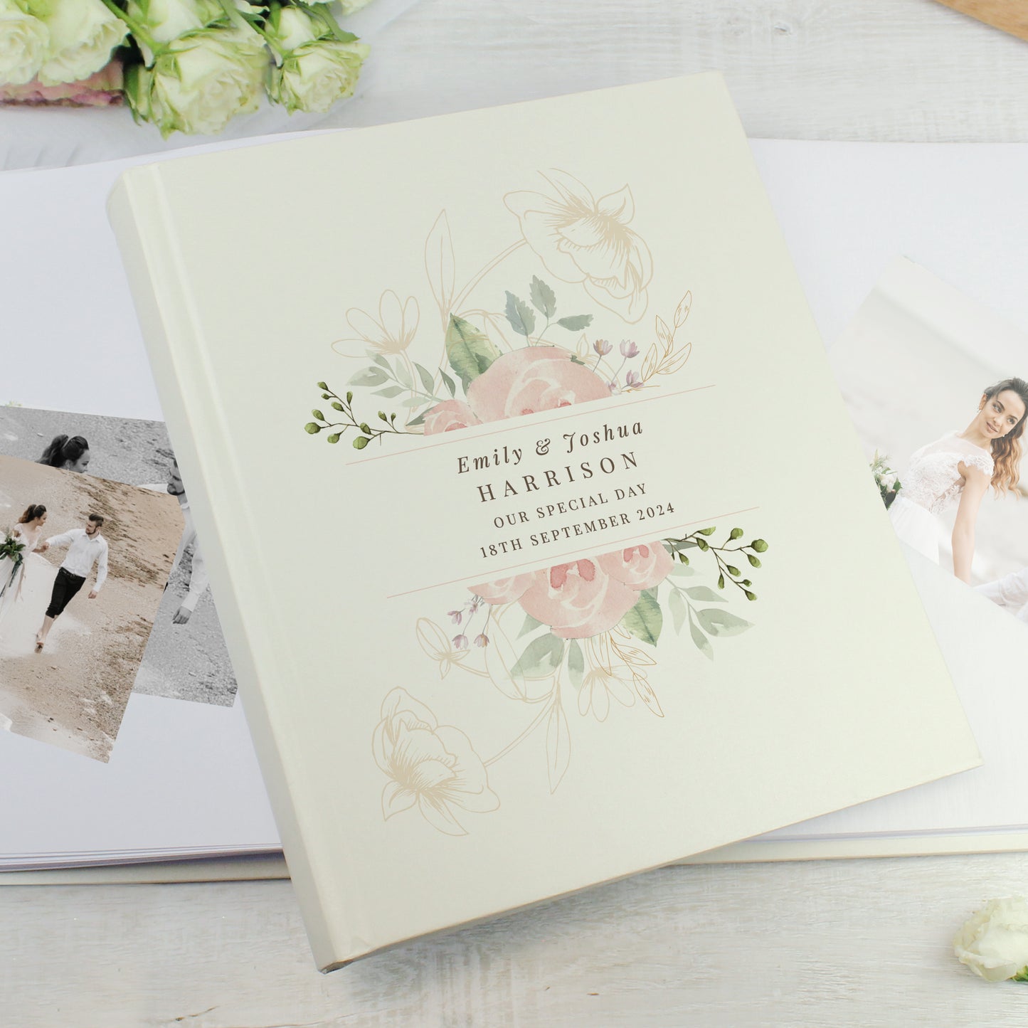 Personalised Floral Traditional Photo Album - image 3