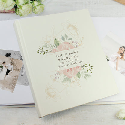 Personalised Floral Traditional Photo Album - image 3
