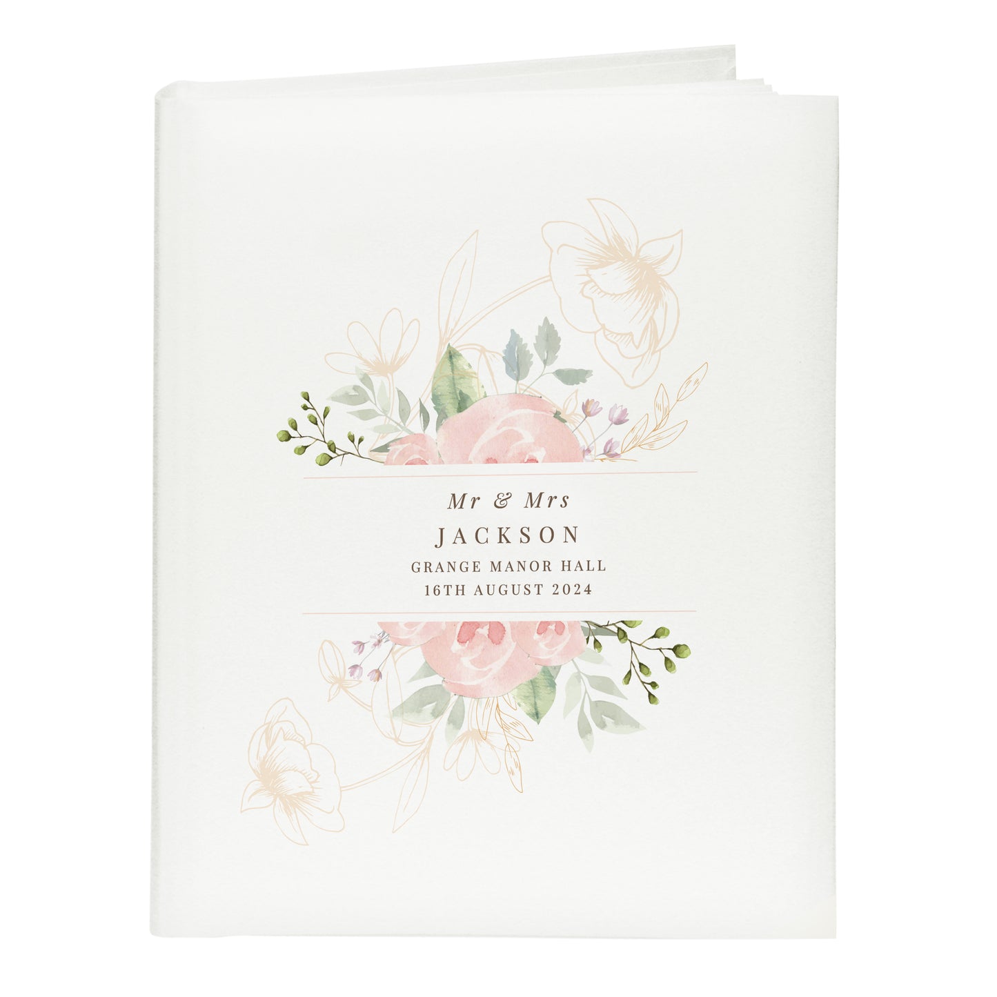 Personalised Floral Traditional Photo Album - image 5
