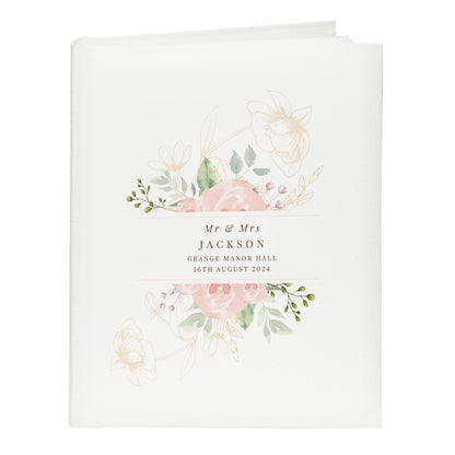 Personalised Floral Traditional Photo Album - image 5