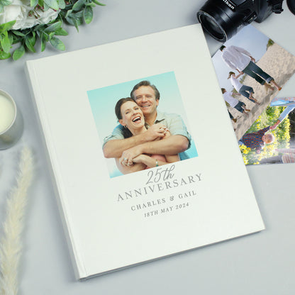 Personalised Photo Upload 25th Anniversary Traditional Photo Album - image 6