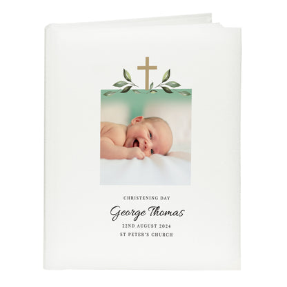 Personalised Religious Cross Photo Upload Traditional Photo Album - image 7