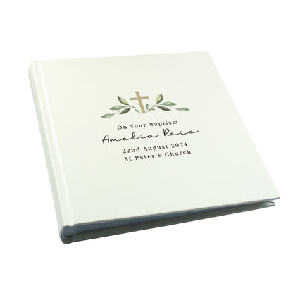 Personalised Religious Cross Square Photo Album - image 5