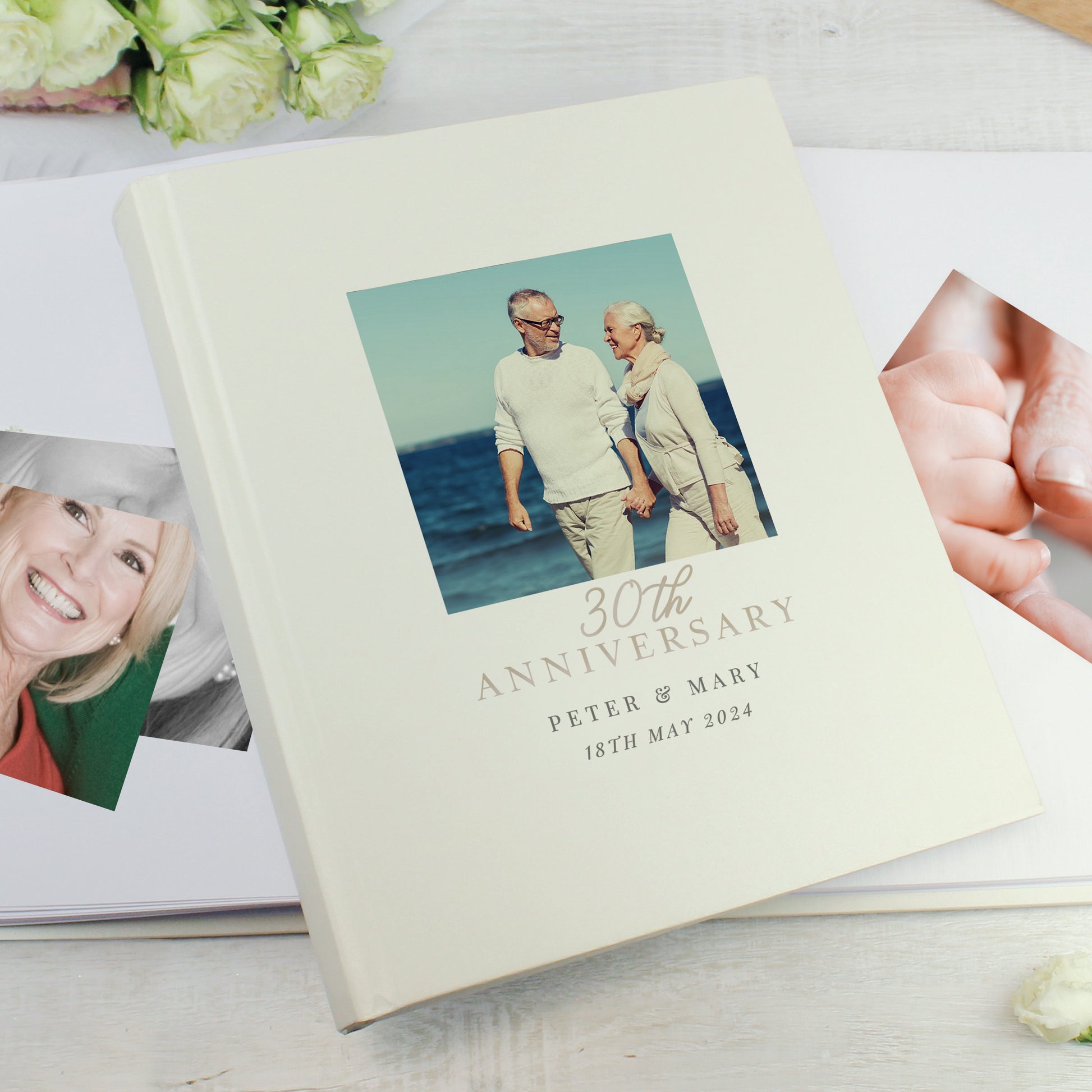 Personalised Photo Upload 30th Anniversary Traditional Photo Album - image 3