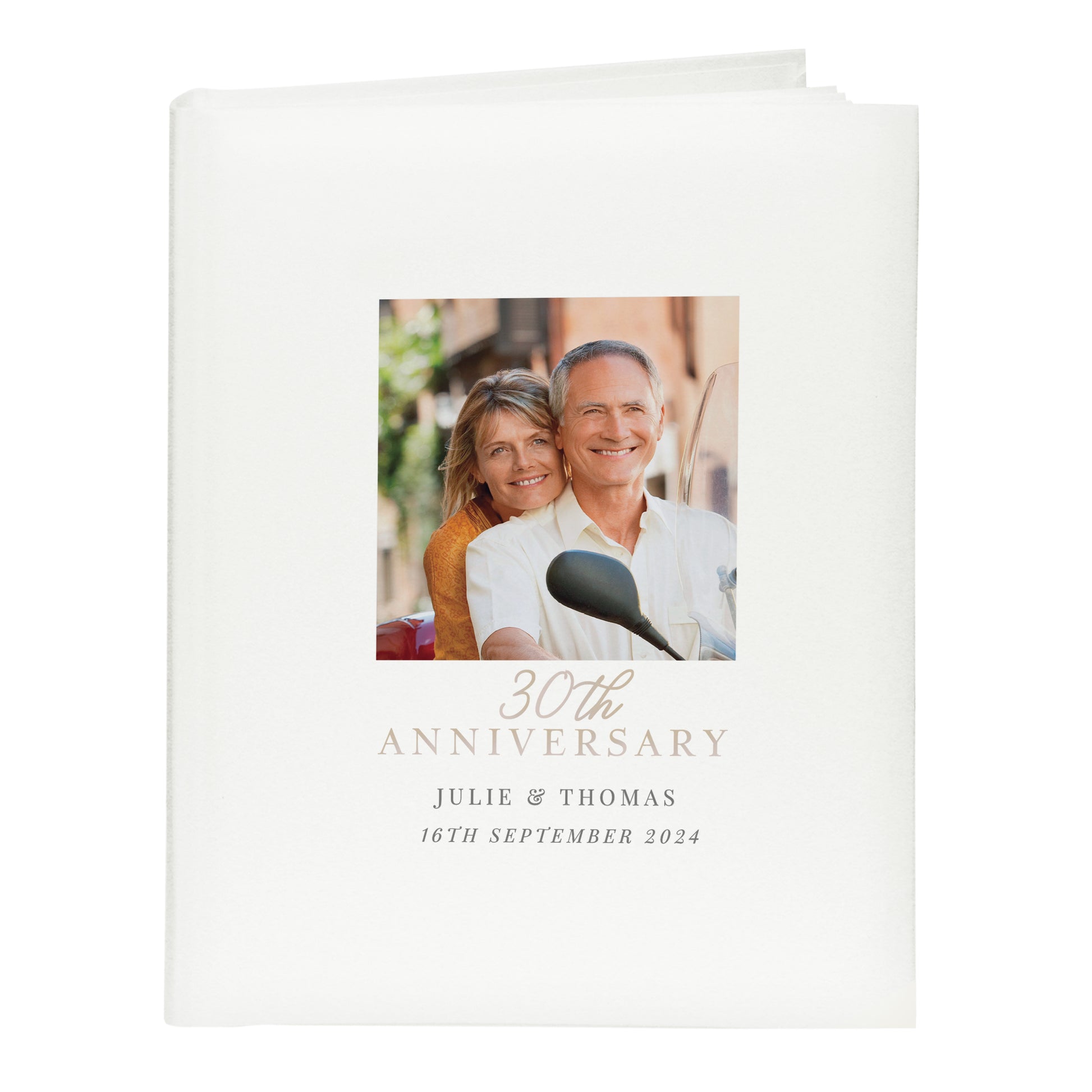 Personalised Photo Upload 30th Anniversary Traditional Photo Album - image 5