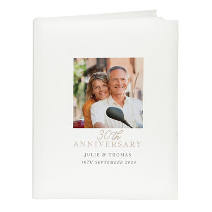 Personalised Photo Upload 30th Anniversary Traditional Photo Album - image 5