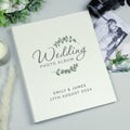 Personalised Botanical Traditional Wedding Photo Album from Heartfelt Gifts