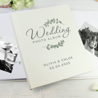 Personalised Botanical Traditional Wedding Photo Album - image 4