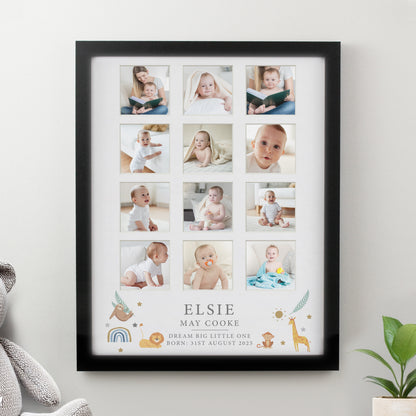 Personalised Animals Black Multi Photo Frame - image 3