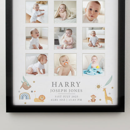 Personalised Animals Black Multi Photo Frame - image 6