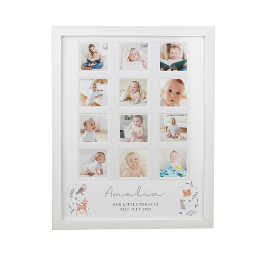 Personalised Woodland Animal White Multi Photo Frame - image 5