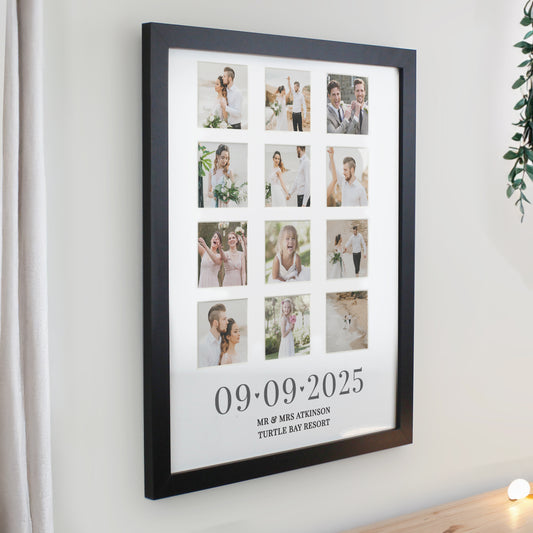 Personalised Special Date Black Multi Photo Frame - image 2