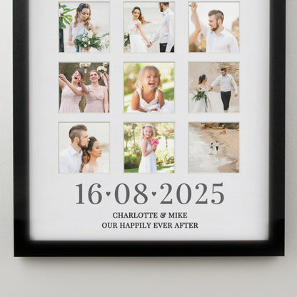 Personalised Special Date Black Multi Photo Frame - image 3