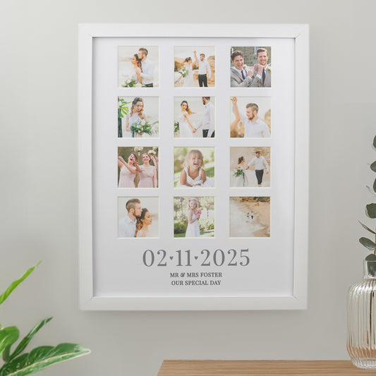 Personalised Special Date White Multi Photo Frame from Heartfelt Gifts