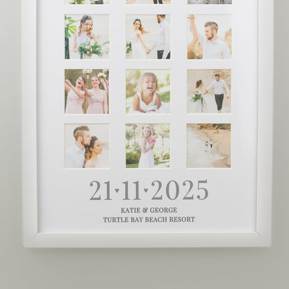 Personalised Special Date White Multi Photo Frame - image 3