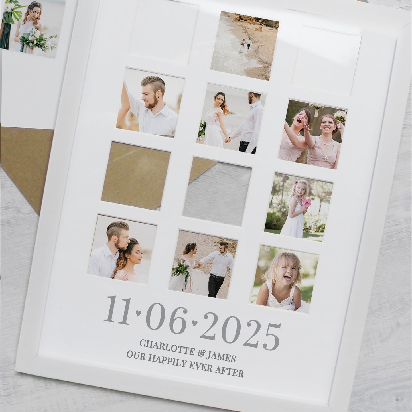 Personalised Special Date White Multi Photo Frame - image 4