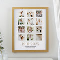 Personalised Special Date Oak Multi Photo Frame from Heartfelt Gifts