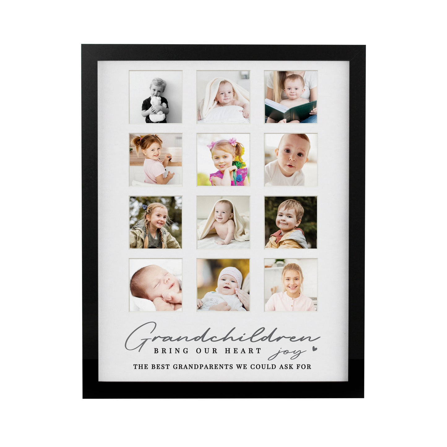 Personalised Grandchildren Black Multi Photo Frame - image 5