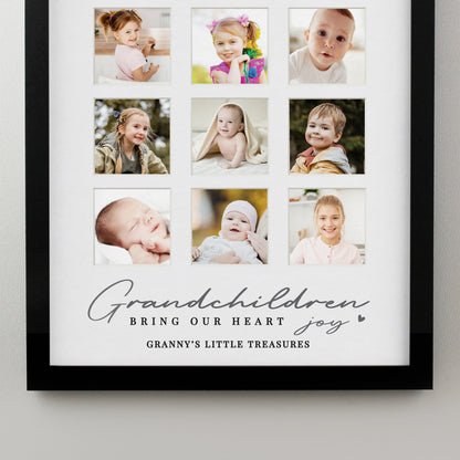 Personalised Grandchildren Black Multi Photo Frame - image 6