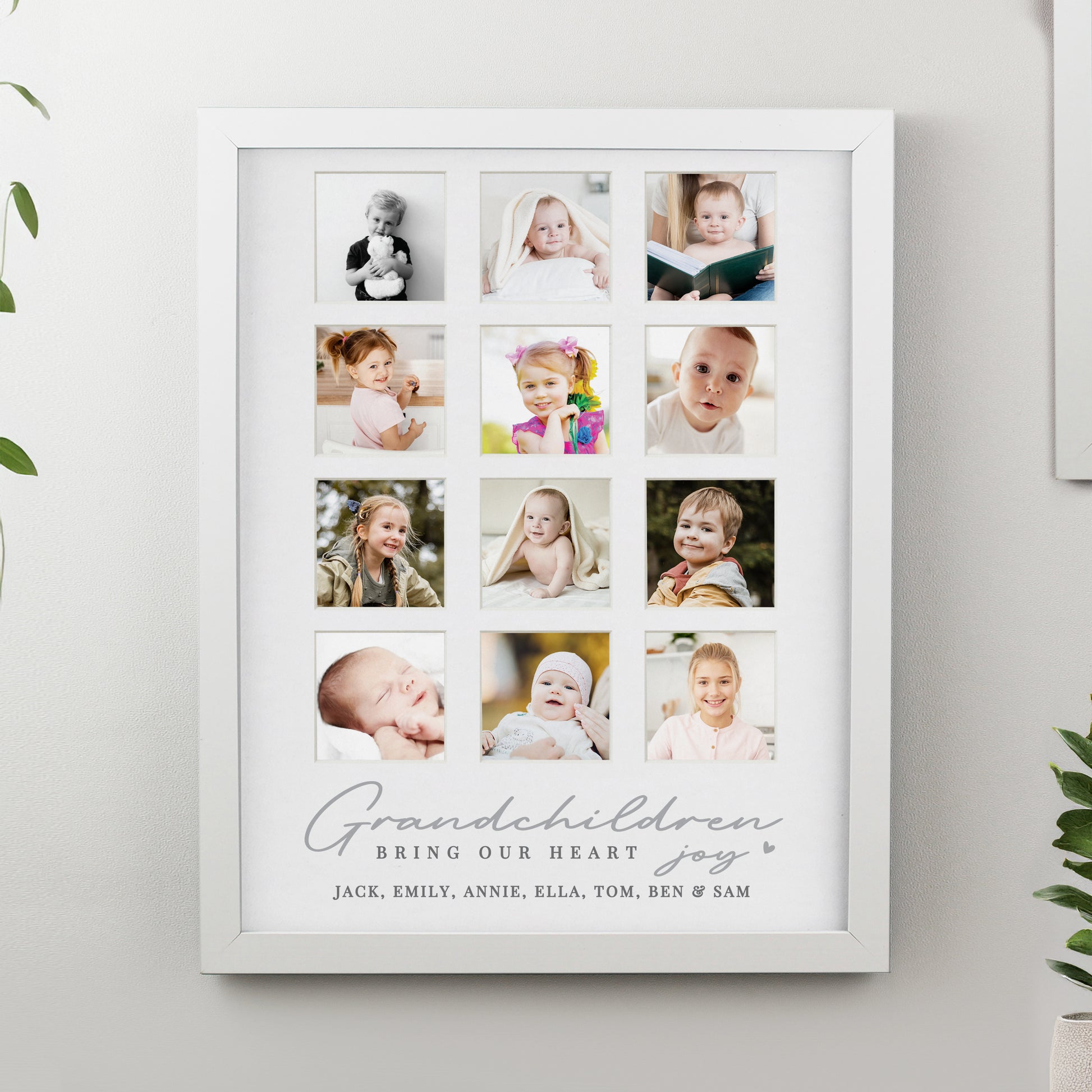 Personalised Grandchildren White Multi Photo Frame - image 3