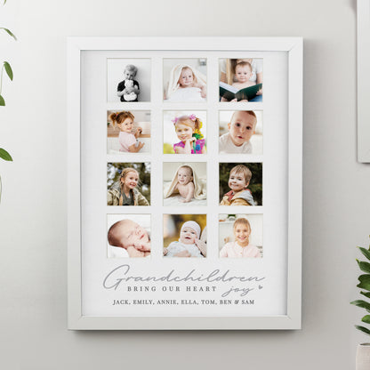 Personalised Grandchildren White Multi Photo Frame - image 3