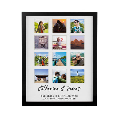 Personalised Black Multi Photo Frame - image 5