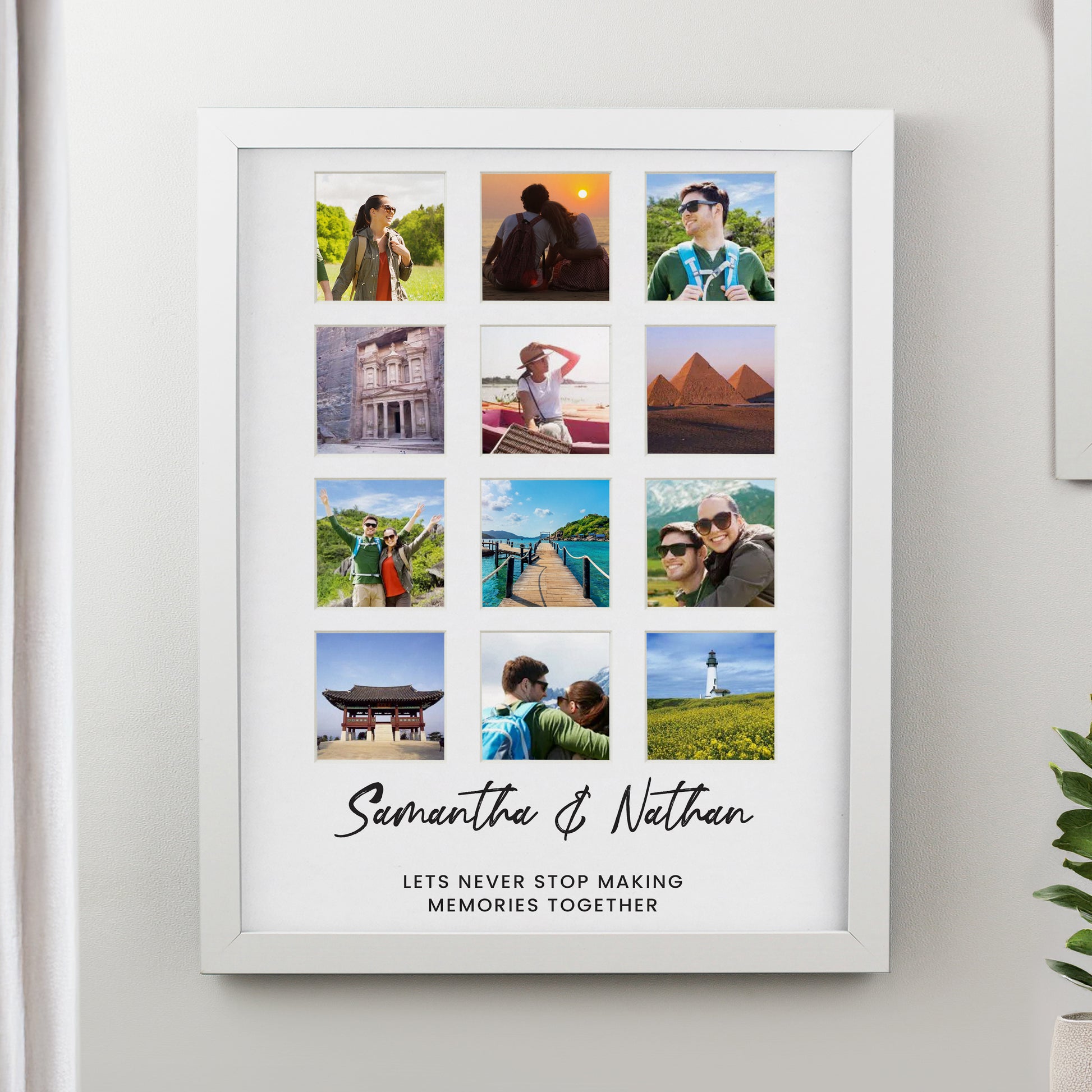 Personalised White Multi Photo Frame from Heartfelt Gifts