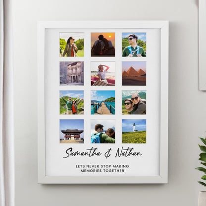 Personalised White Multi Photo Frame from Heartfelt Gifts