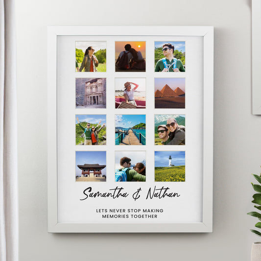 Personalised White Multi Photo Frame from Heartfelt Gifts