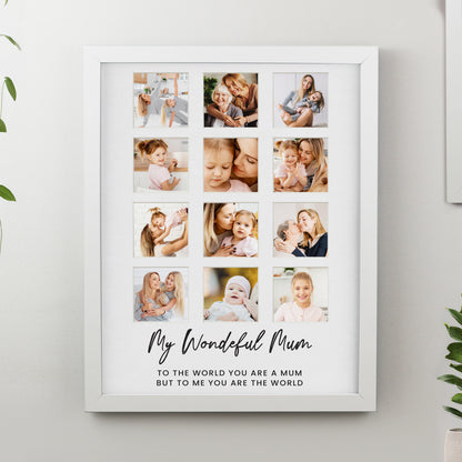 Personalised White Multi Photo Frame - image 3