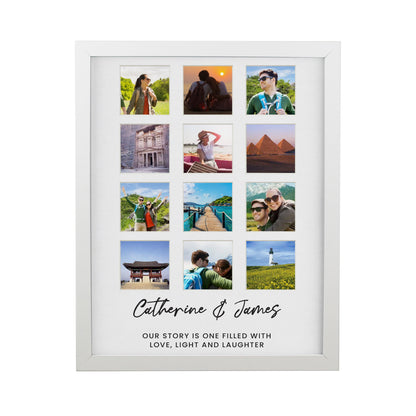 Personalised White Multi Photo Frame - image 5