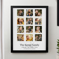 Personalised Family Black Multi Photo Frame from Heartfelt Gifts