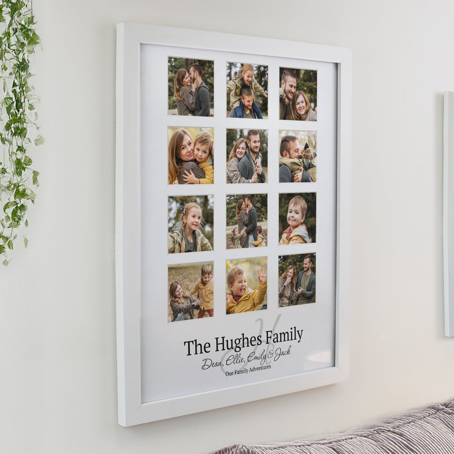 Personalised Family White Multi Photo Frame - image 2