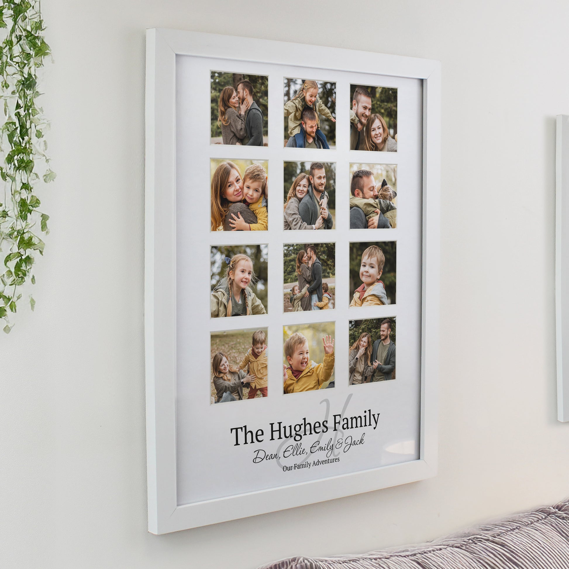 Personalised Family White Multi Photo Frame - image 2