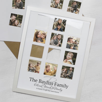 Personalised Family White Multi Photo Frame - image 4