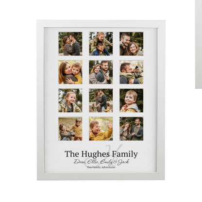Personalised Family White Multi Photo Frame - image 5