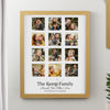 Personalised Family Oak Multi Photo Frame