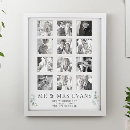 Personalised Wedding White Multi Photo Frame - image 3