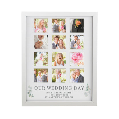 Personalised Wedding White Multi Photo Frame - image 5