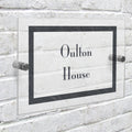 Personalised Slate Effect Acrylic House Sign from Heartfelt Gifts