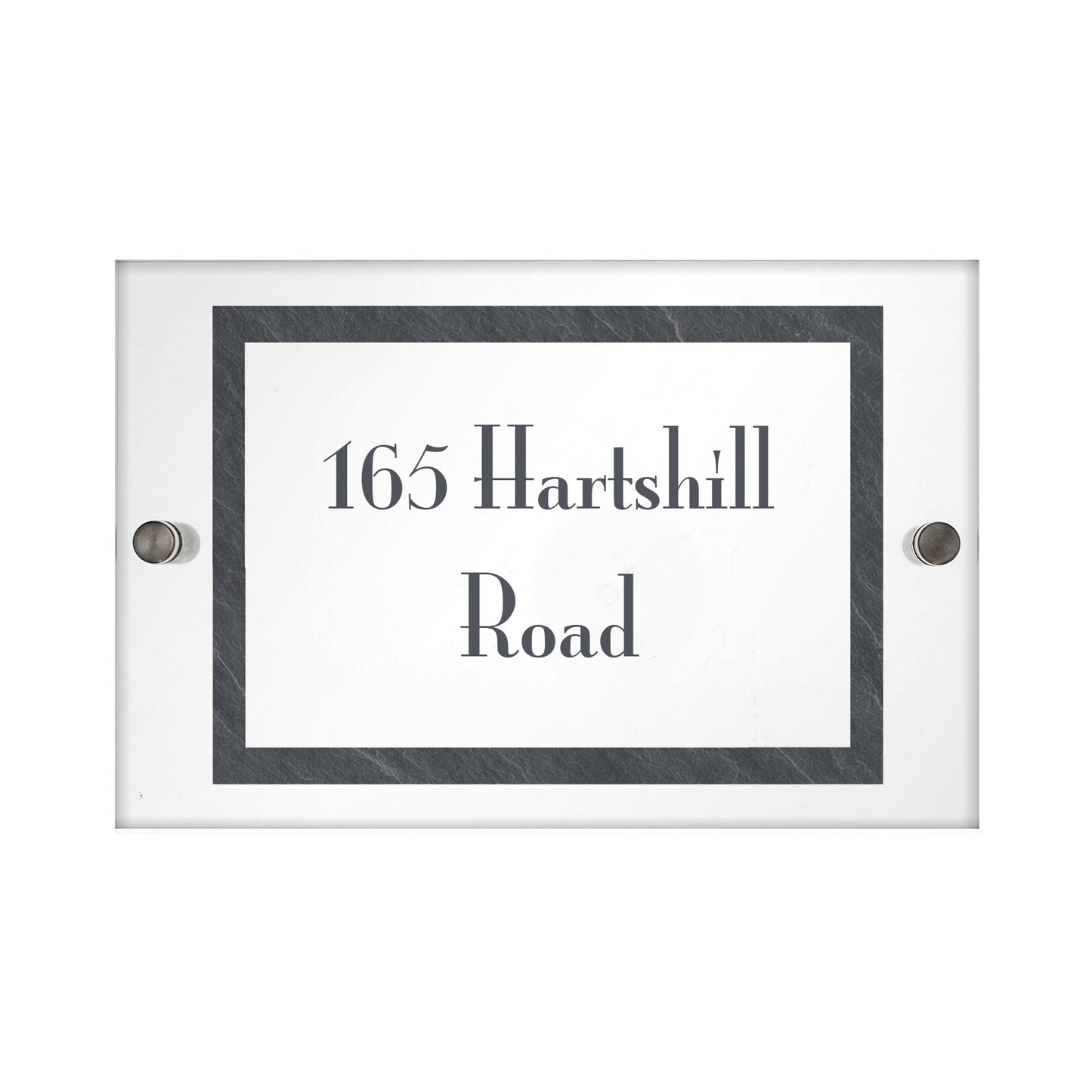Personalised Slate Effect Acrylic House Sign - image 2