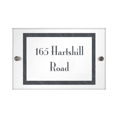 Personalised Slate Effect Acrylic House Sign - image 2